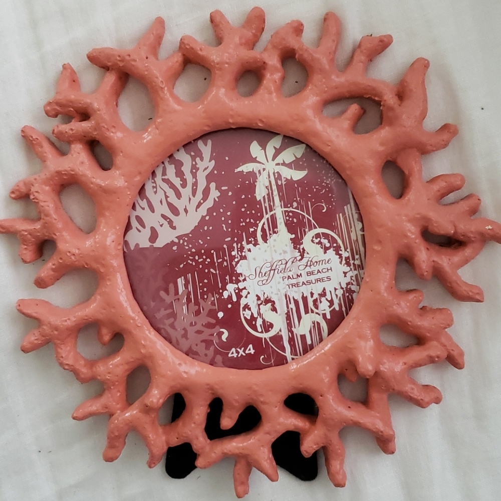 4"x4" coral picture frame
